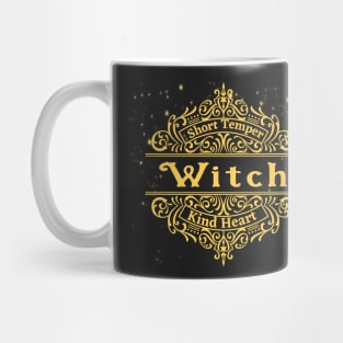 witch short temper kind heart - golden Mug